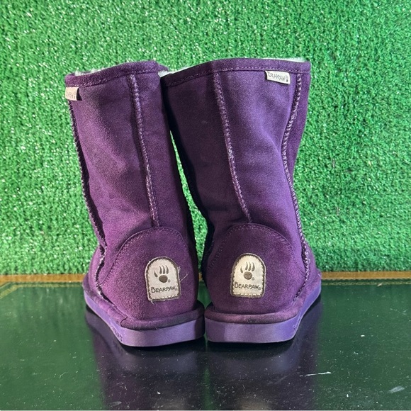 Bearpaw Eva Short Plum Boots Women’s Size 8 - Picture 4 of 6